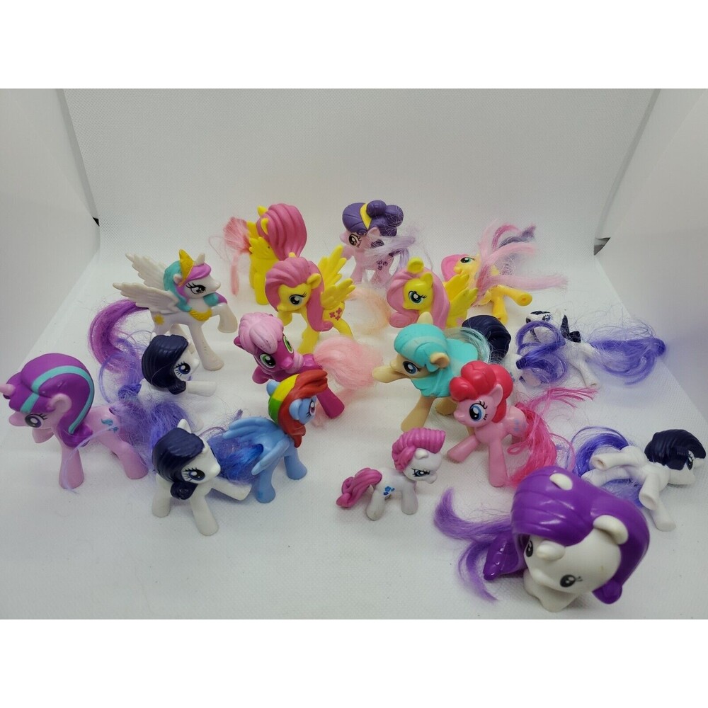 HASBRO MY LITTLE PONY MIXED LOT OF 18 PONIES Made for Mcdonalds